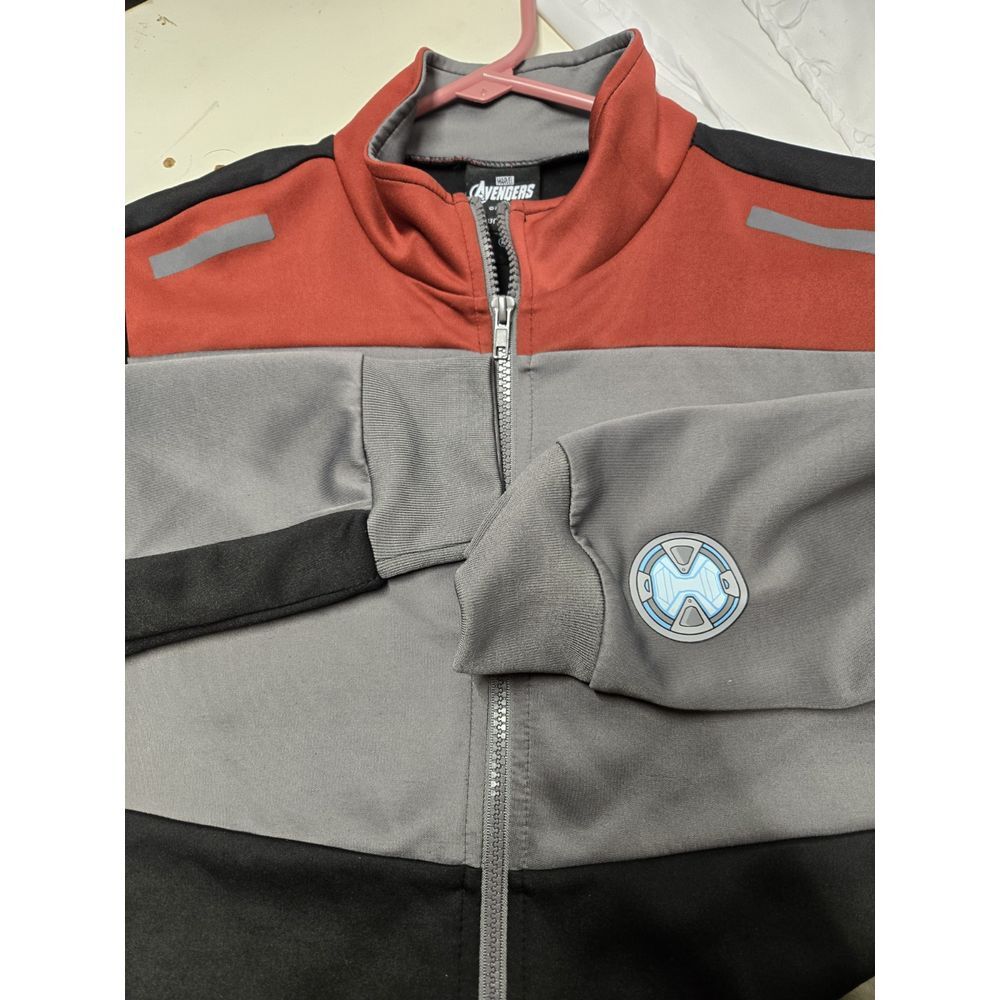 Avengers Our Universe Marvel Jacket Coat Full Zip Track Size S/M - Picture 4 of 9